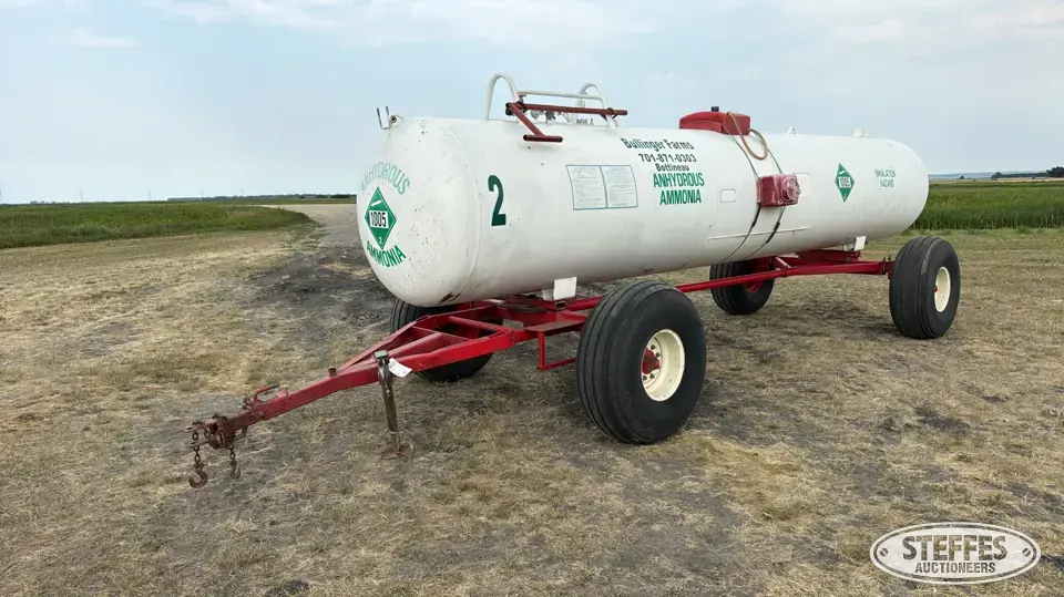 1997 Nat'l BD 1,850 gal. NH3 tank NH3 Trailers-Tank