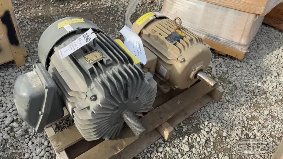 (2) Baldor electric motors Farm Support Item