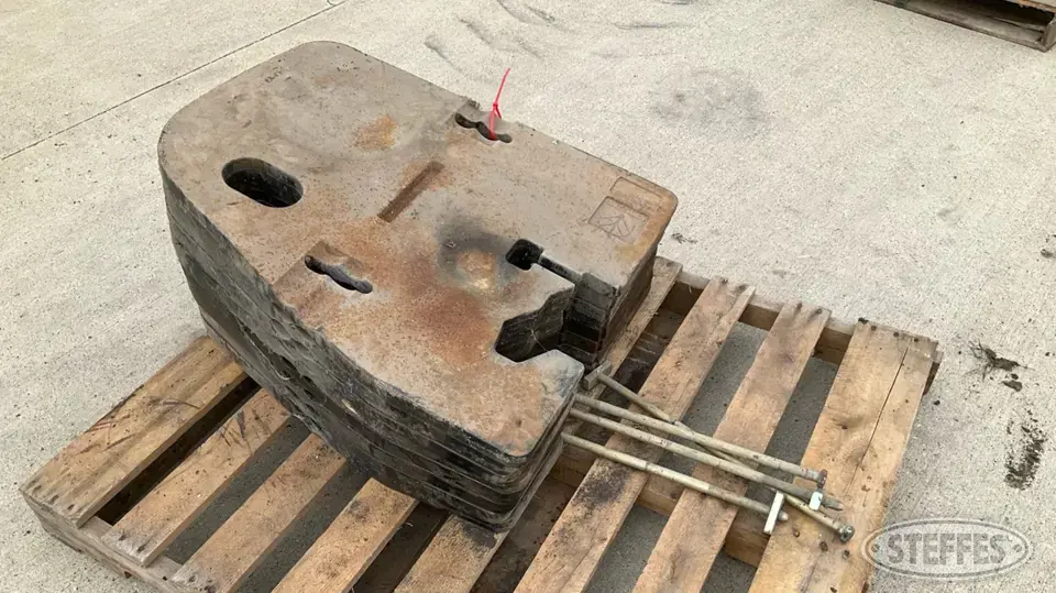 (8) New Holland suitcase weights Ag Equipment Part