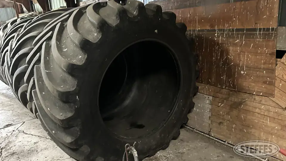 (2) Goodyear Optitrac LSW1400/30R46 tires (used) Tractor-Implement Tire