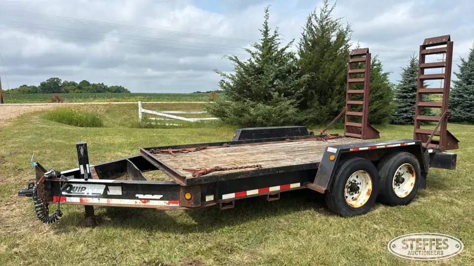 2008 Towmaster T-16DD Flatbed Trailer