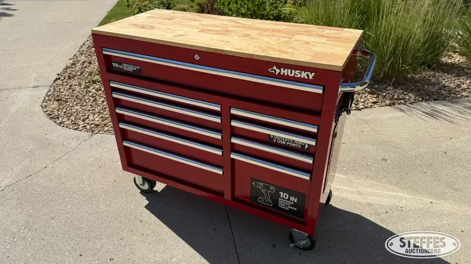 Husky toolbox Storage and Bench