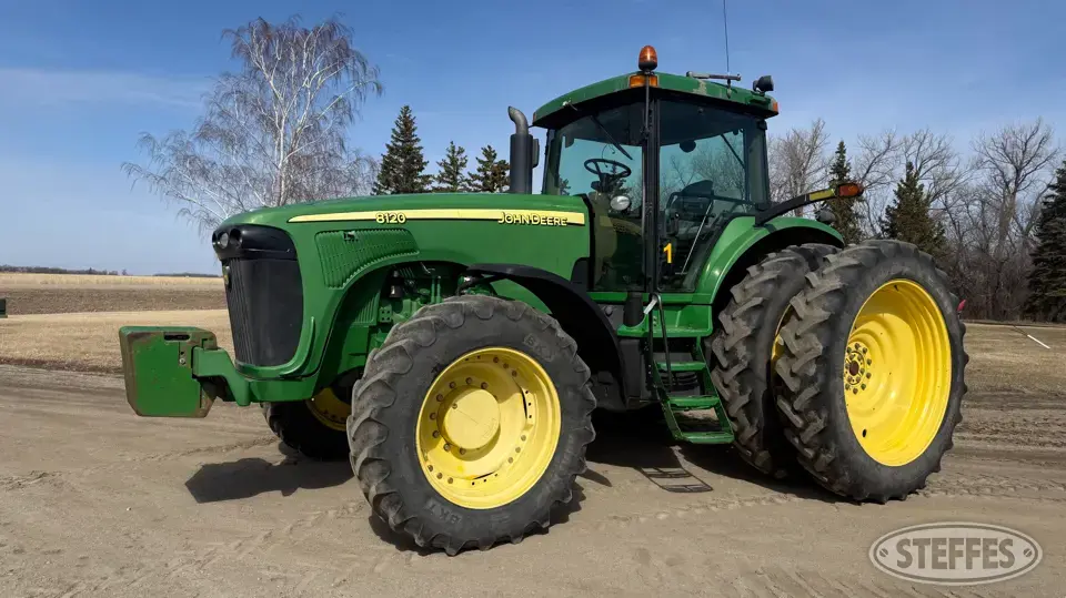 2002 John Deere 8120 MFWD Tractor