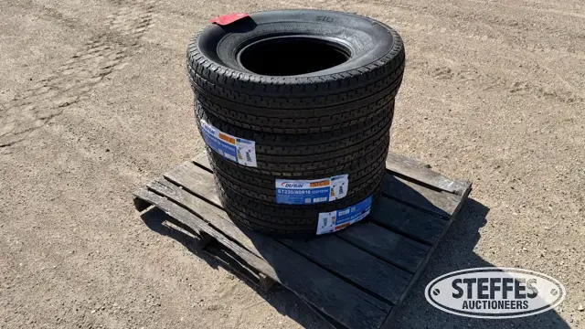 (4) Durun ST235/80R16 trailer tires