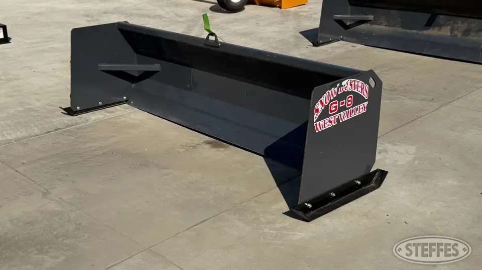 2025 Industrias America G8 Skid Steer Snow Pushers and Snowblower