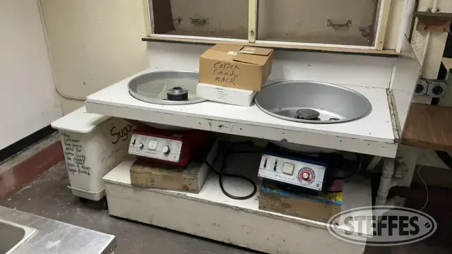 (2) Gold Medal Cotton Candy Machines