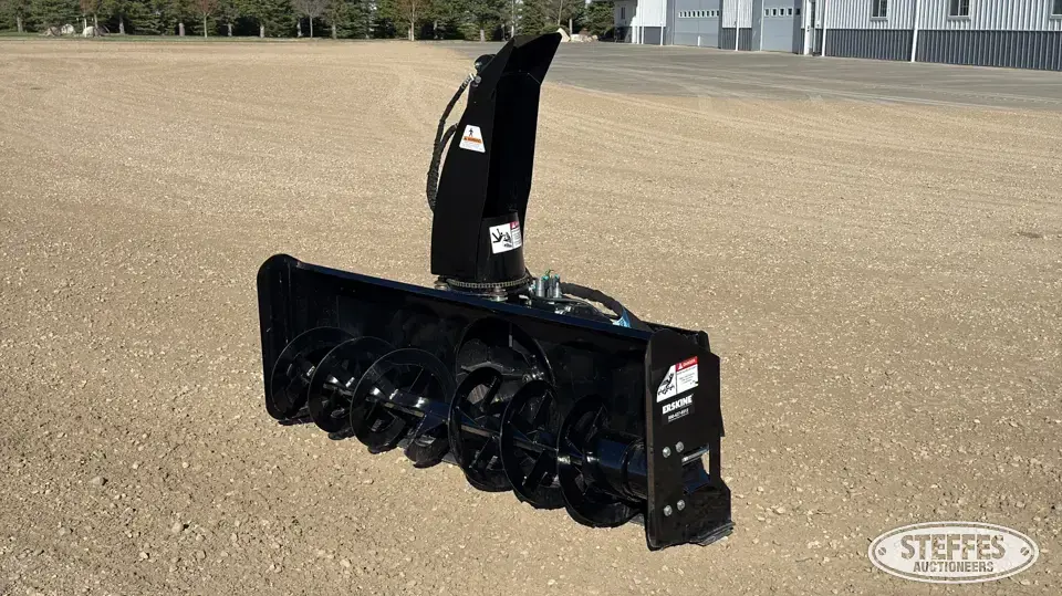 Erskine snowblower Skid Steer Snow Pushers and Snowblower