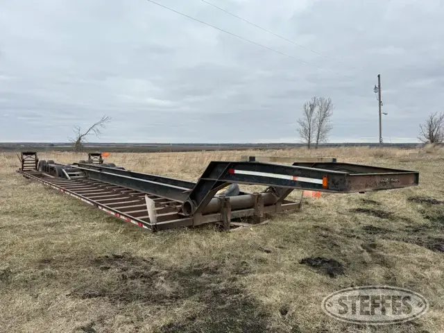 1996 Shop-built spread axle combine trailer