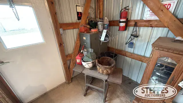 Filing cabinet w/ contents