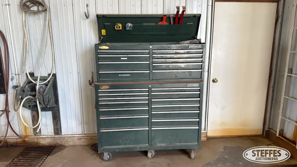 Masterhand rolling tool chest Storage and Bench