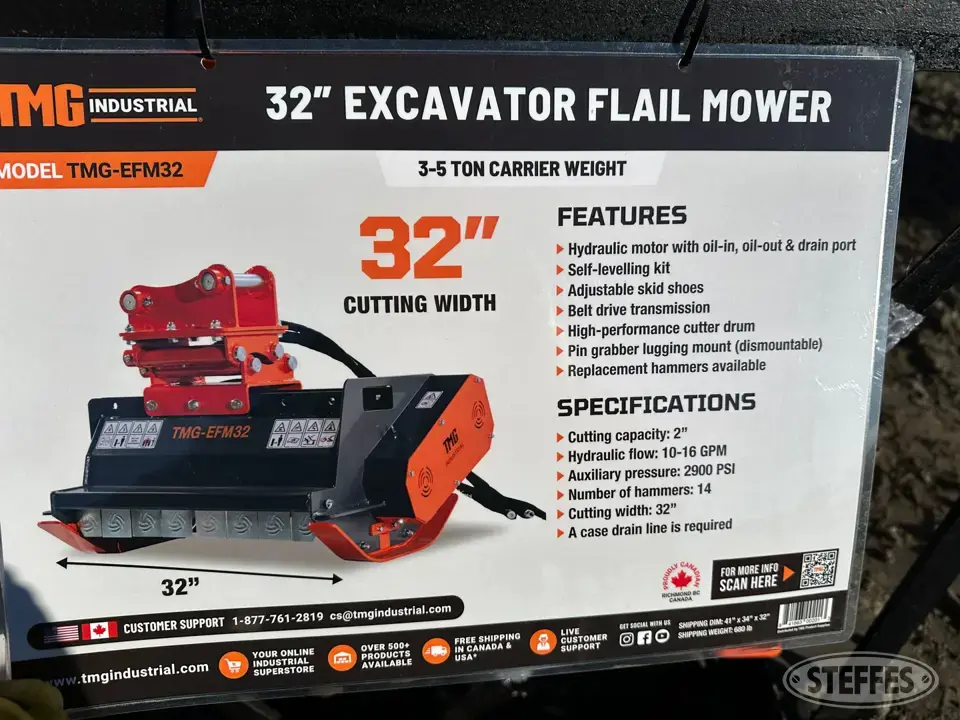 2023 TMG EFM32 Flail Mower