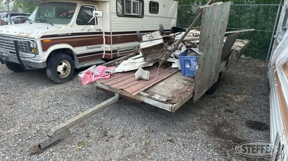 Shop-built trailer Flatbed Trailer