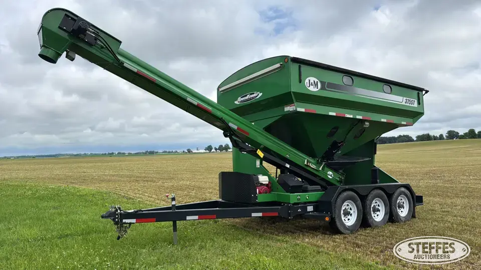 2014 J&M 375ST Bulk Seed Tender Trailer