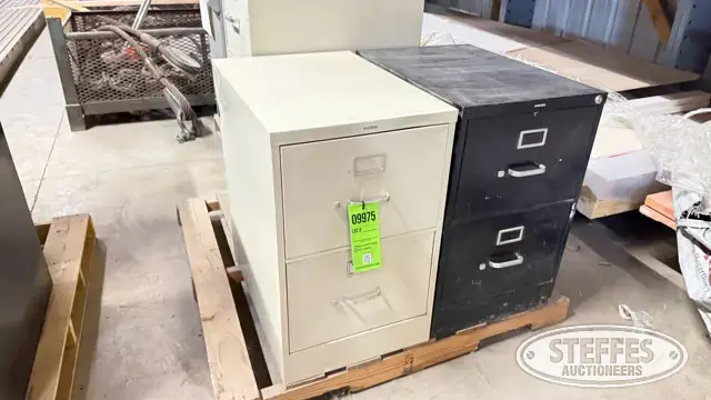 (3) File cabinets