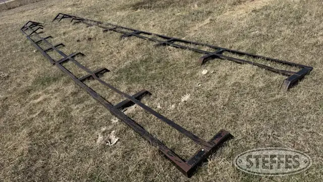 Shop-built hay rack extensions