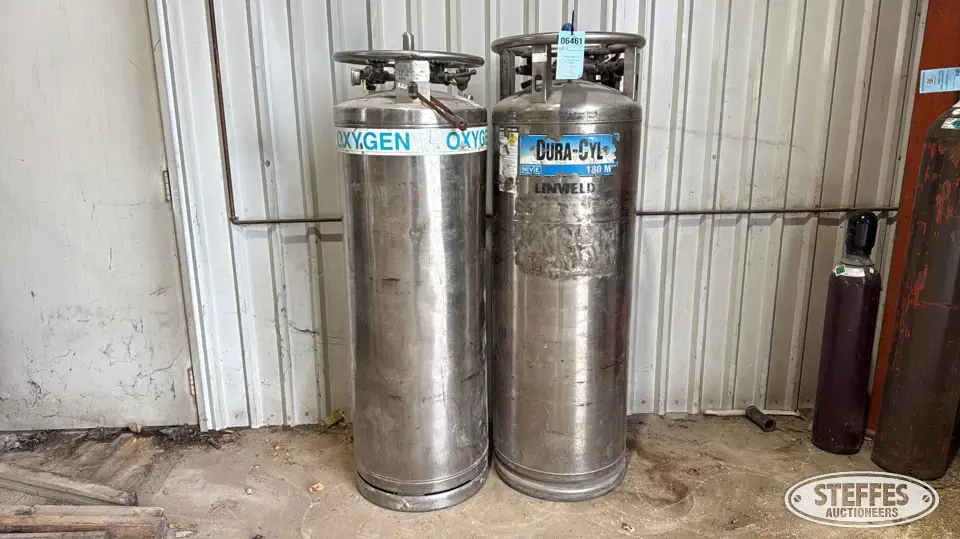 (2) 180 ml SS Cryogenic oxygen tanks Stainless Steel Tank