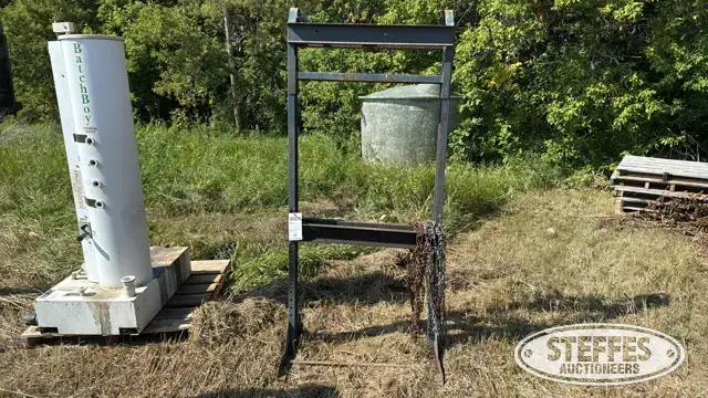 Harnessed hydraulics shop press