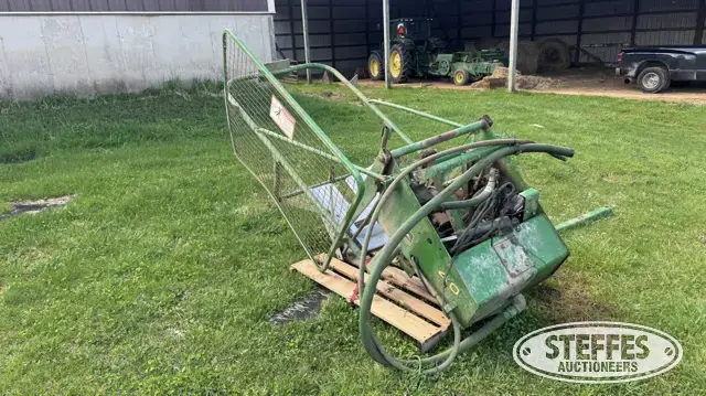 John Deere bale thrower