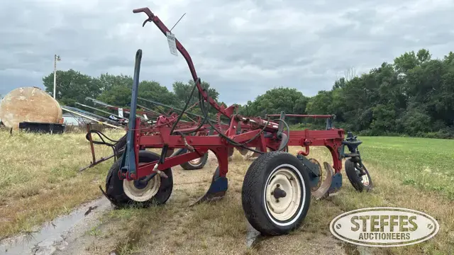 International 3-bottom plow