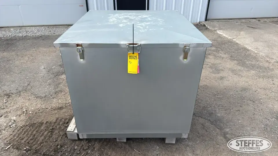 Steel lock box Storage and Bench