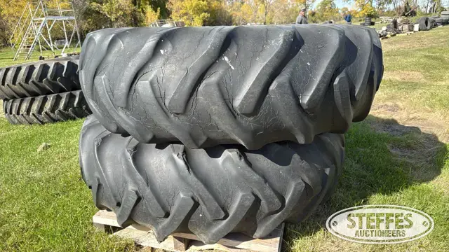 (2) Goodyear 20.8-38 tires