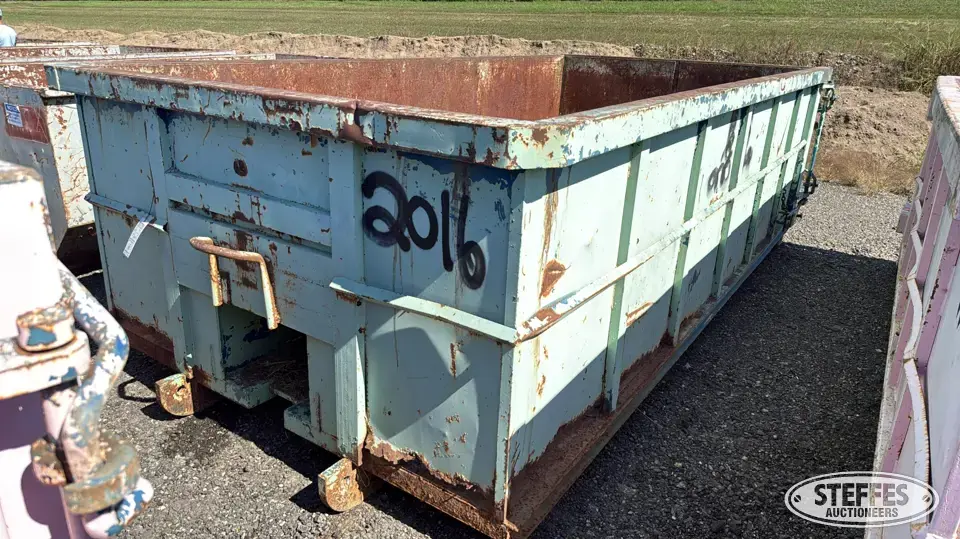 18 yd. roll-off dumpster Construction Support Item
