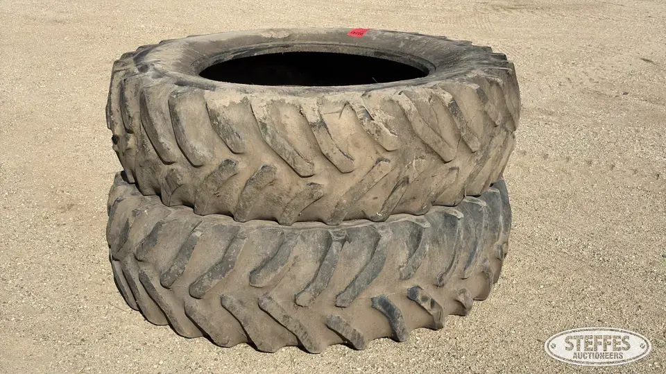 (2) Goodyear 18.4R38 tires Tractor-Implement Tire