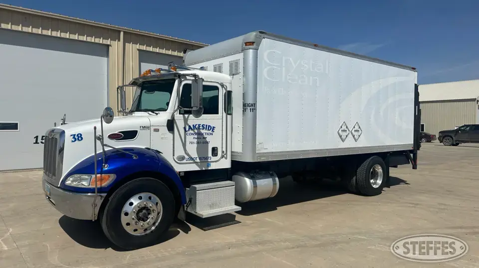 2013 Peterbilt 337 Single Axle Boxed Truck