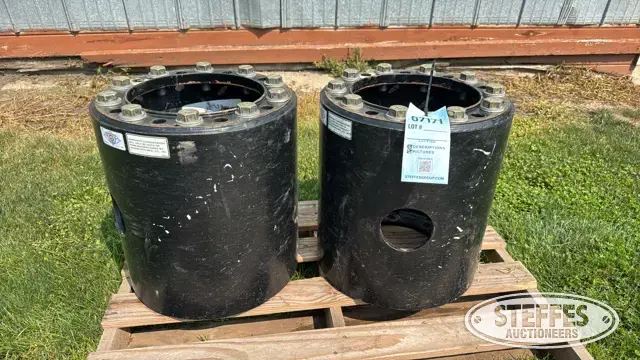 (2) Unverferth wheel spacers