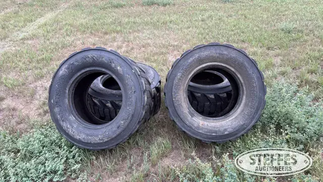 (4) Caterpillar 14-17.5 NHS tires