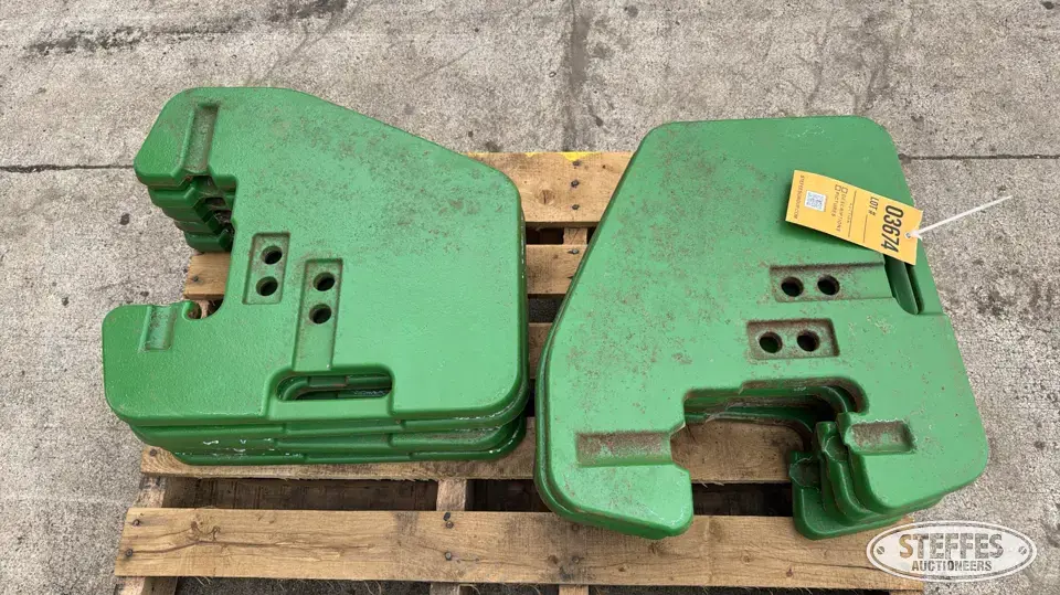(10) John Deere suitcase weights Farm Support Item