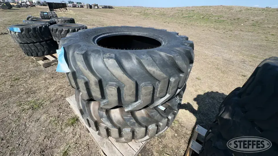 (2) Galaxy 17.5L-24 tires Tractor-Implement Tire