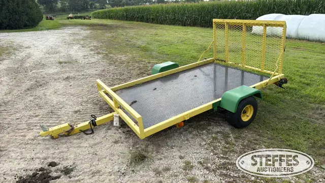 Shop-built utility trailer