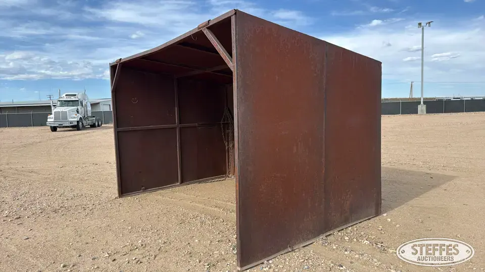 Shop-built shed Welding