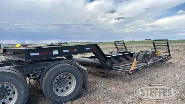 Shop-built combine trailer