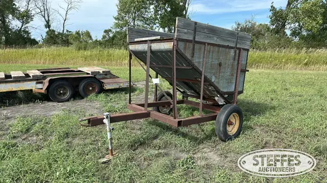 Shop-built gravity cart