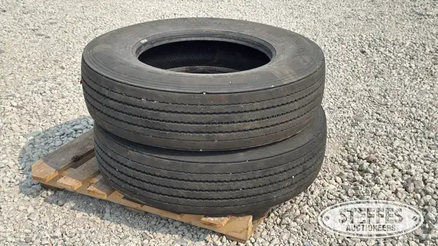 (2) Ameri-Steel 295/75R22.5 tires