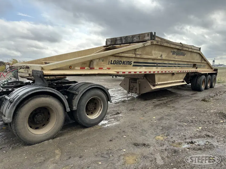 1998 Load King Originator 2060 Belly Dump Trailer