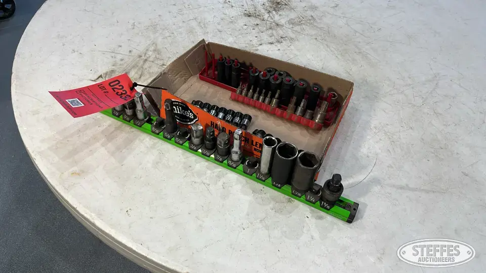 Assorted sockets, extensions & Allen wrenches General Tools and Shop Supply