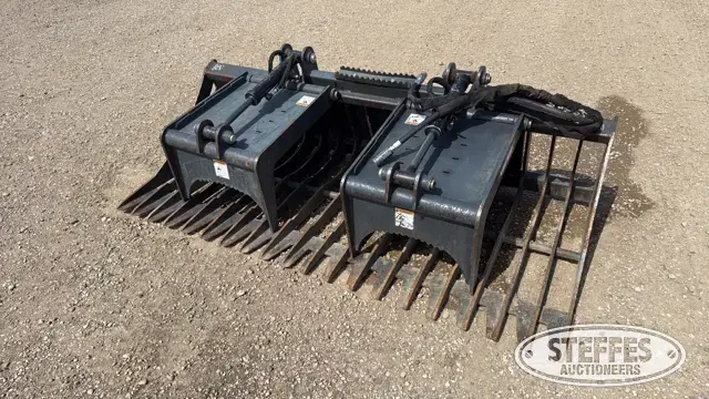 Virnig skeleton grapple bucket