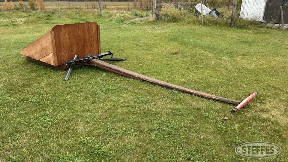 Stone-boat sleigh Horse Drawn
