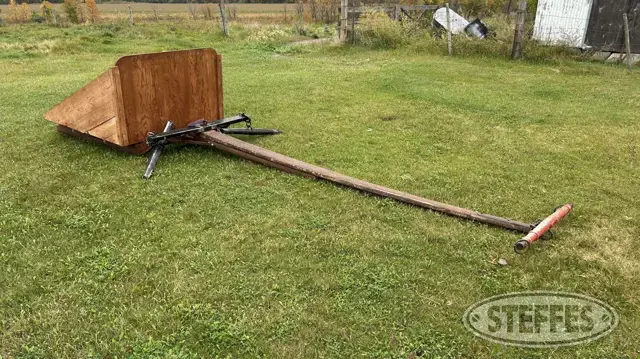Stone-boat sleigh