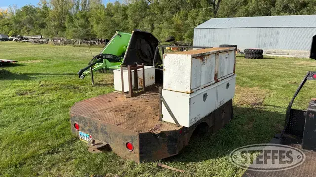 Steel flatbed