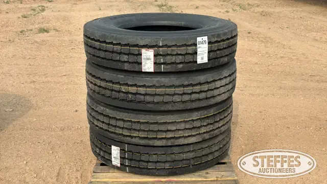 (4) 11R24.5 tires