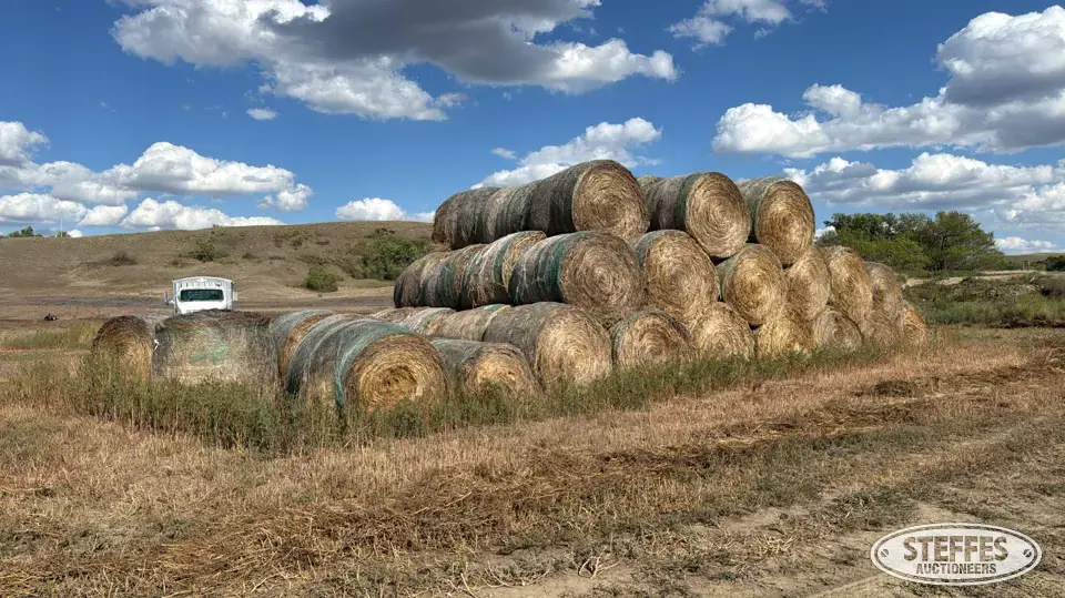 (70) Round bales Forage
