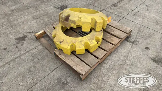 (2) John Deere wheel weights