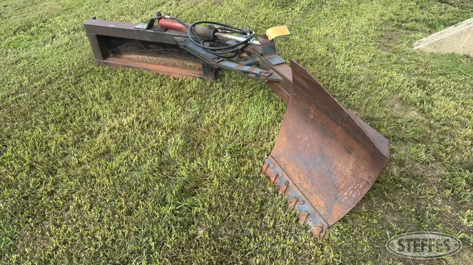 Shop-built sand bedding blade Skid Steer Blade