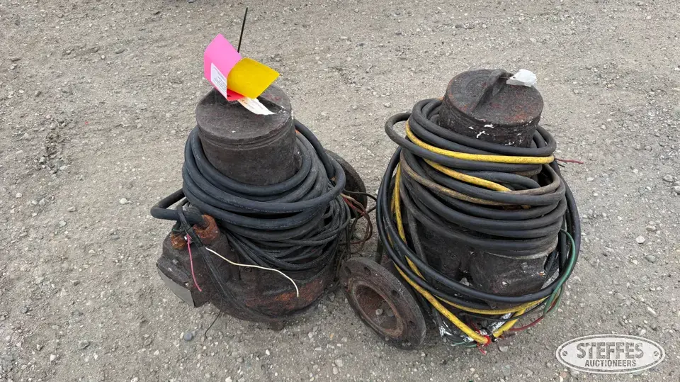 (2) ABS submersible pumps Construction Pump
