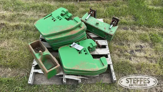 (11) John Deere suitcase weights