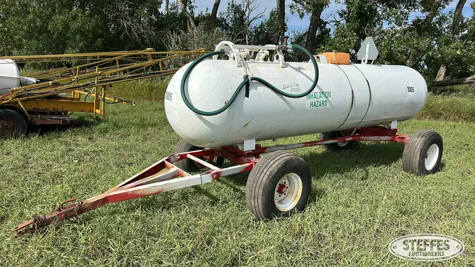 1996 Trinity 1,000 gal. NH3 tank NH3 Trailers-Tank